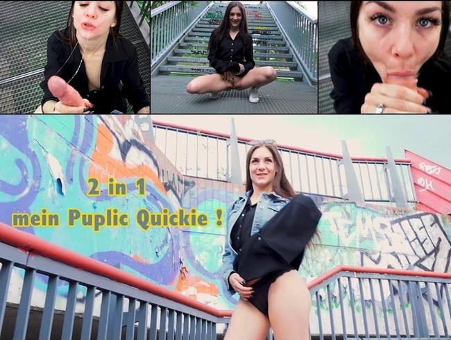 Mein feuchter Puplic Quickie 2in1