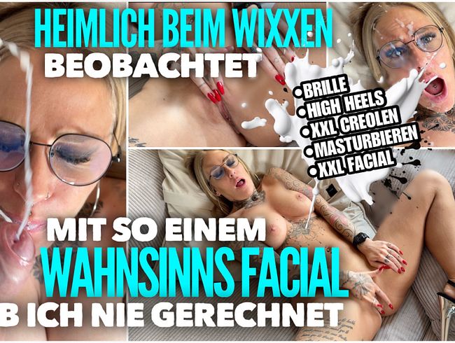 Mit so einer WAHNSINNS FACIAL EXPLOSION habe ich nicht gerechnet | Heimlich beim wixxen beobachtet